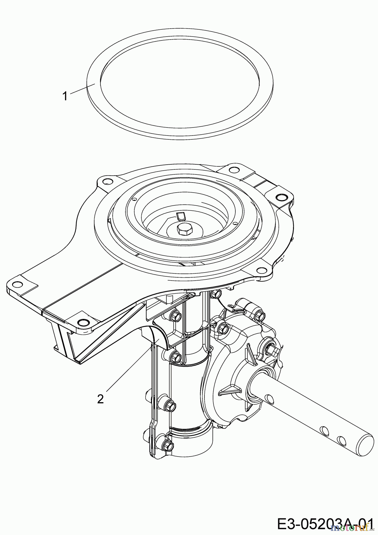  MTD Tillers T/245 21C-25MJ678  (2014) Gearbox