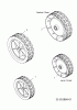MTD Opti 3812 18D-S0J-600 (2012) Listas de piezas de repuesto y dibujos Wheels