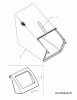 MTD 53 BS 12A-845L600 (2016) Listas de piezas de repuesto y dibujos Grass bag, Rear flap