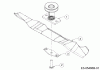 MTD 46 BS 12A-J75B600 (2017) Listas de piezas de repuesto y dibujos Blade, Blade adapter