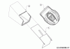 Mastercut MC 46 PO 11A-J1M8659 (2016) Listas de piezas de repuesto y dibujos Grass bag, Rear flap