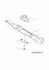 MTD DL 46 P 11A-J1M8677 (2015) Listas de piezas de repuesto y dibujos Blade, Blade adapter
