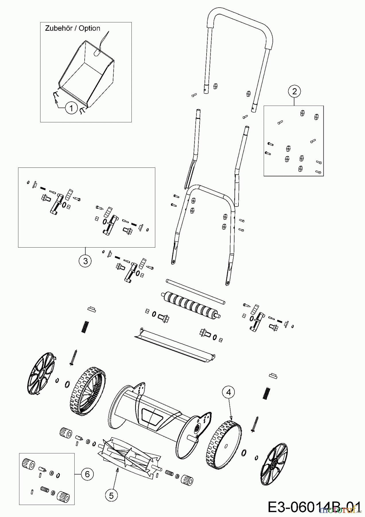  Wolf-Garten Spindle mower TT 350 S 15A-BA--650  (2016) Basic machine