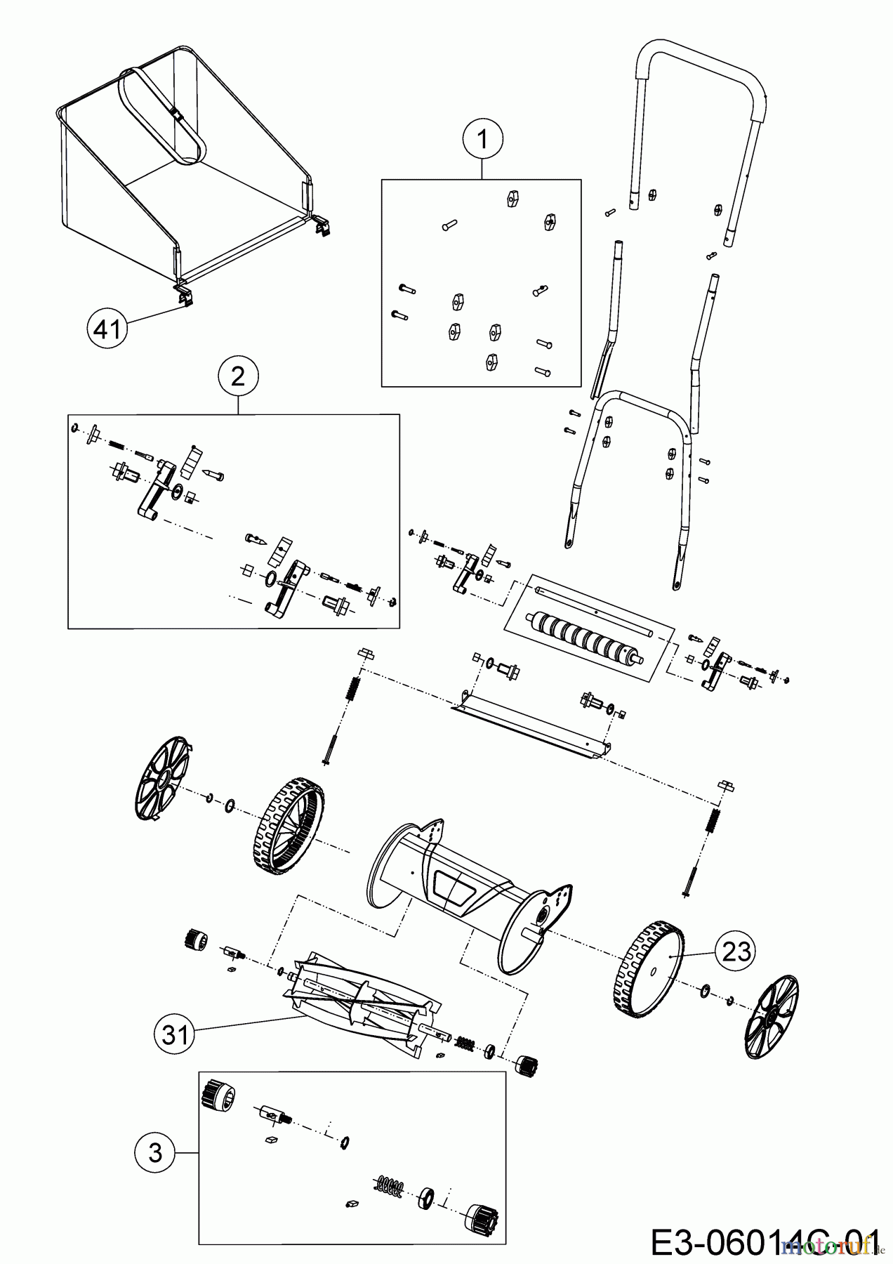  Wolf-Garten Spindle mower TT 350 S 15B-BA--650  (2017) Basic machine