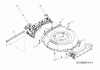 MTD 21" Self-propelled mower 12A-B24T360 (2011) Listas de piezas de repuesto y dibujos Deflector