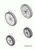 MTD 21" Mower 11A-B24T360 (2011) Listas de piezas de repuesto y dibujos Wheels