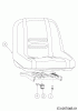 MTD Z 170 DH 17AMCACS678 (2017) Listas de piezas de repuesto y dibujos Seat