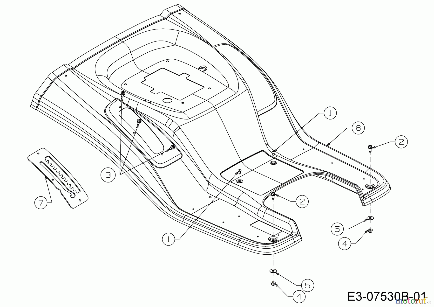  Okay Lawn tractors Master Cut 105-15/200 H 13HU99KN675  (2015) Fender