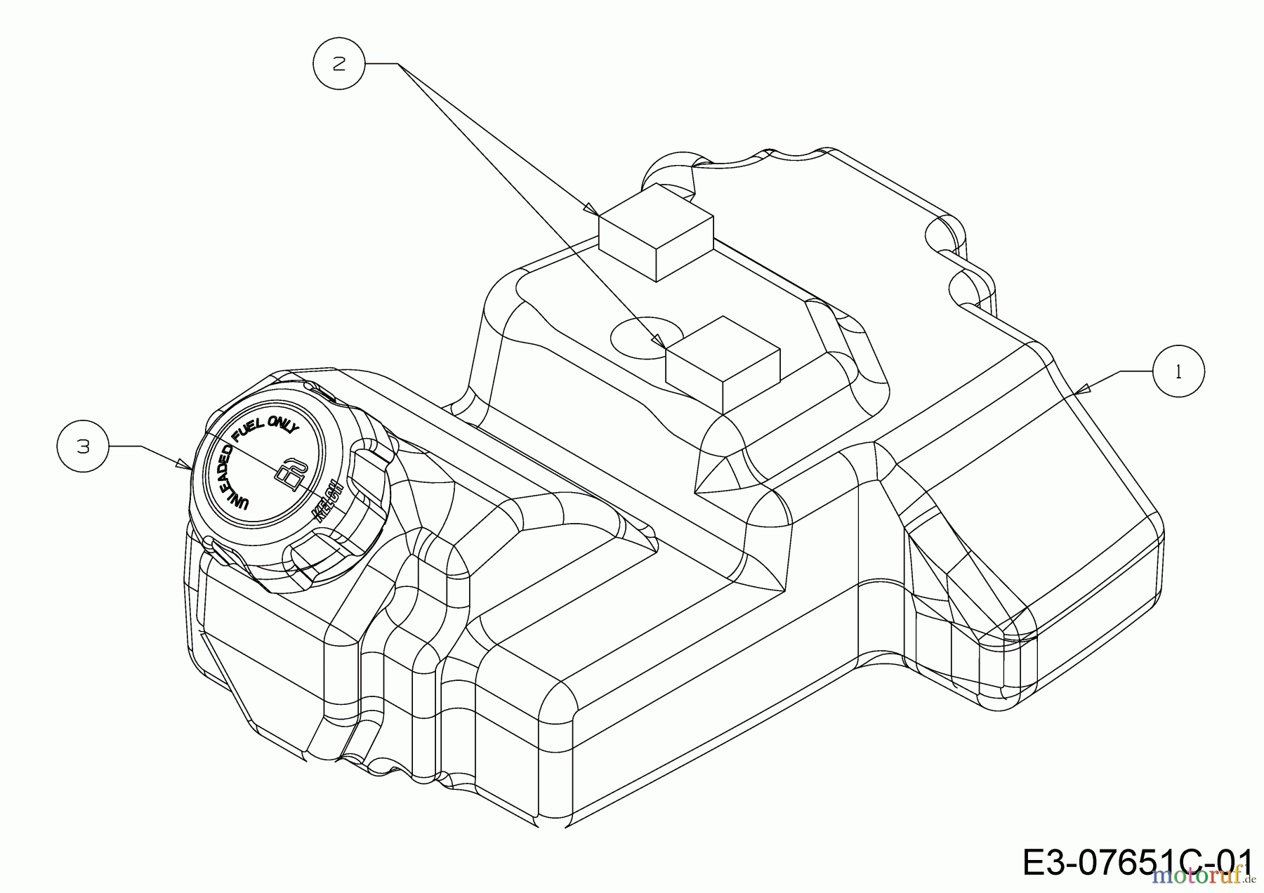  MTD Rasentraktoren Minirider 76 RDE 13A226SD600  (2018) Tank