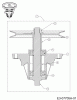 Cub Cadet Z-Force 46 S 17AI5BHH603 (2012) Listas de piezas de repuesto y dibujos Spindle 618-04865A