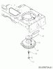 White RD 1750 Hydro 13B4516N190 (2003) Listas de piezas de repuesto y dibujos Engine pulley