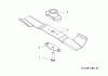 Cub Cadet CC 42 PO 11A-LQSC603 (2016) Listas de piezas de repuesto y dibujos Blade, Blade adapter