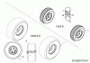 Cub Cadet RZT S 46 17BICBDT603 (2016) Listas de piezas de repuesto y dibujos Wheels 13x5 + 18x8.5