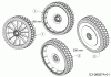 Gutbrod HB 46 B 11A-TQ5E690 (2017) Listas de piezas de repuesto y dibujos Wheels