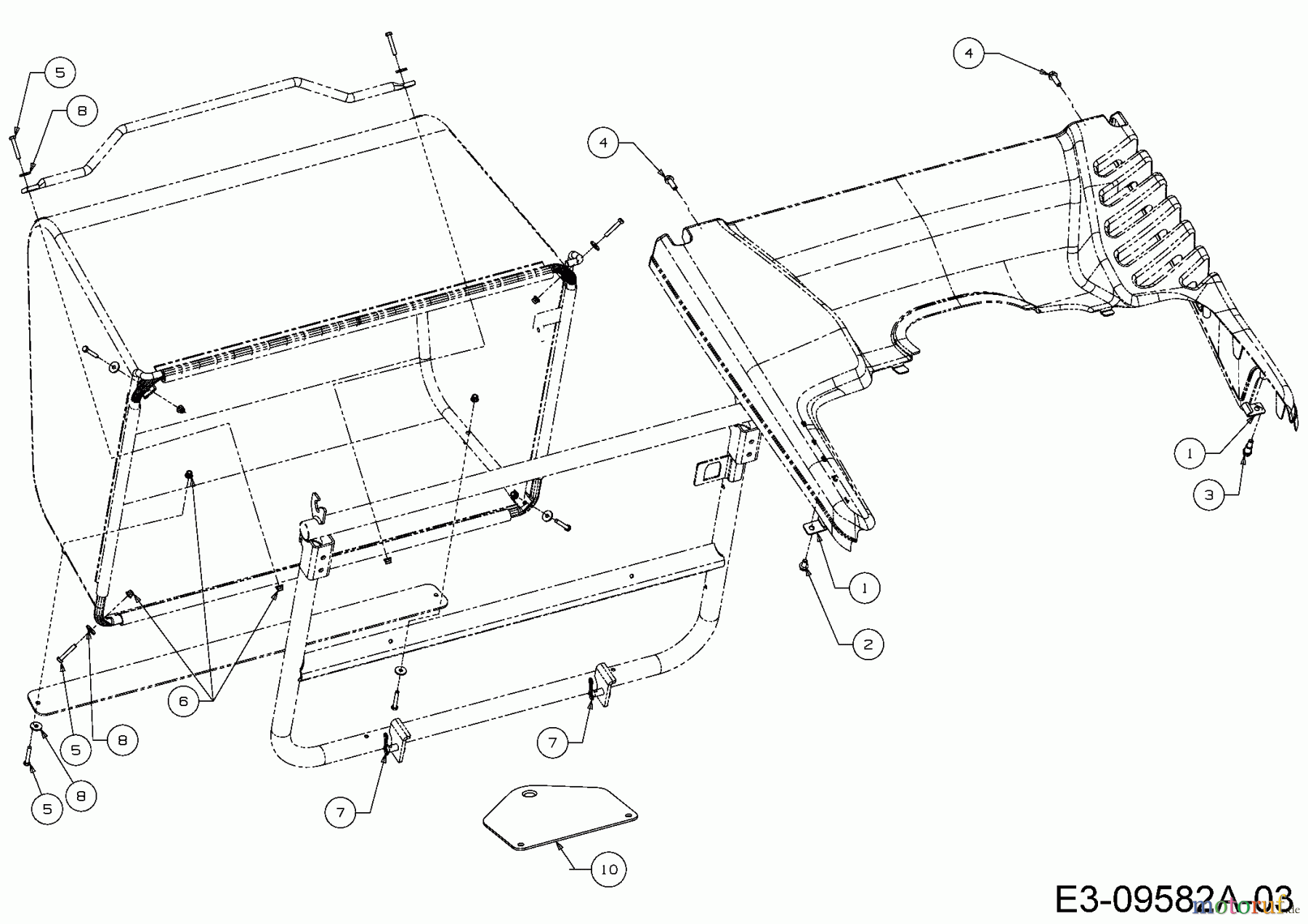  Wolf-Garten Lawn tractors Scooter Hydro 13A221SD650  (2017) Coupling, Screw set fender