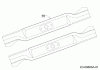 MTD LT 107 EXTB 13HT76KG682 (2017) Listas de piezas de repuesto y dibujos High lift blade
