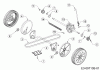 Wolf-Garten A 400 EA 18CRMLM1650 (2017) Listas de piezas de repuesto y dibujos Gearbox, Belt