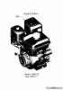 Troy-Bilt Horse 20" 21A-682T766 (2018) Listas de piezas de repuesto y dibujos Engine Briggs & Stratton