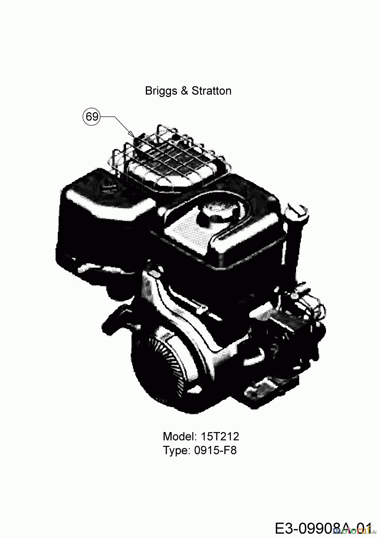  Troy-Bilt Chipper CS 4325 24B-424M766  (2013) Engine Briggs & Stratton