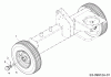 Troy-Bilt TB 33 LS 24BL59M5766 (2016) Listas de piezas de repuesto y dibujos Wheels