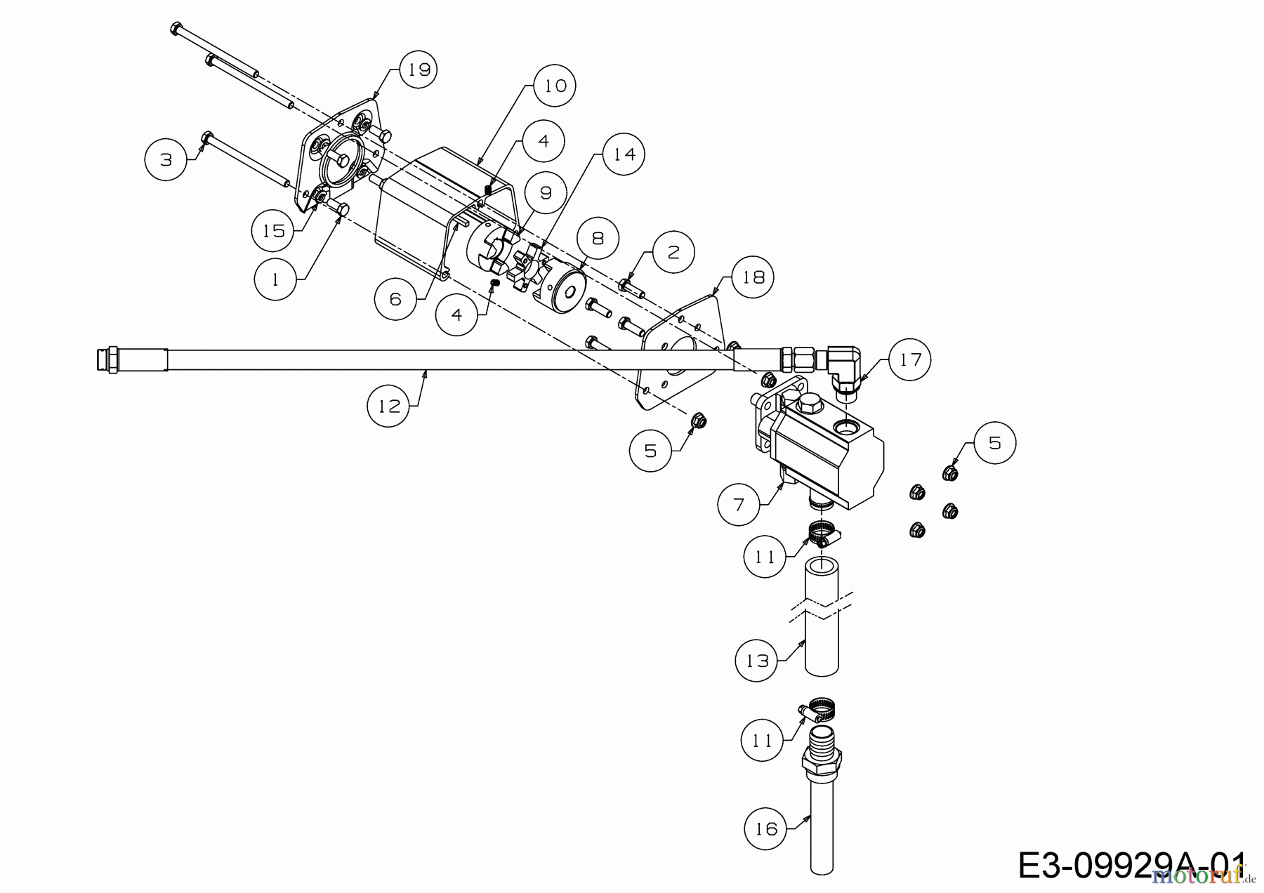  Troy-Bilt Log splitter TB 33 LS 24BL59M5766  (2015) Gear pump