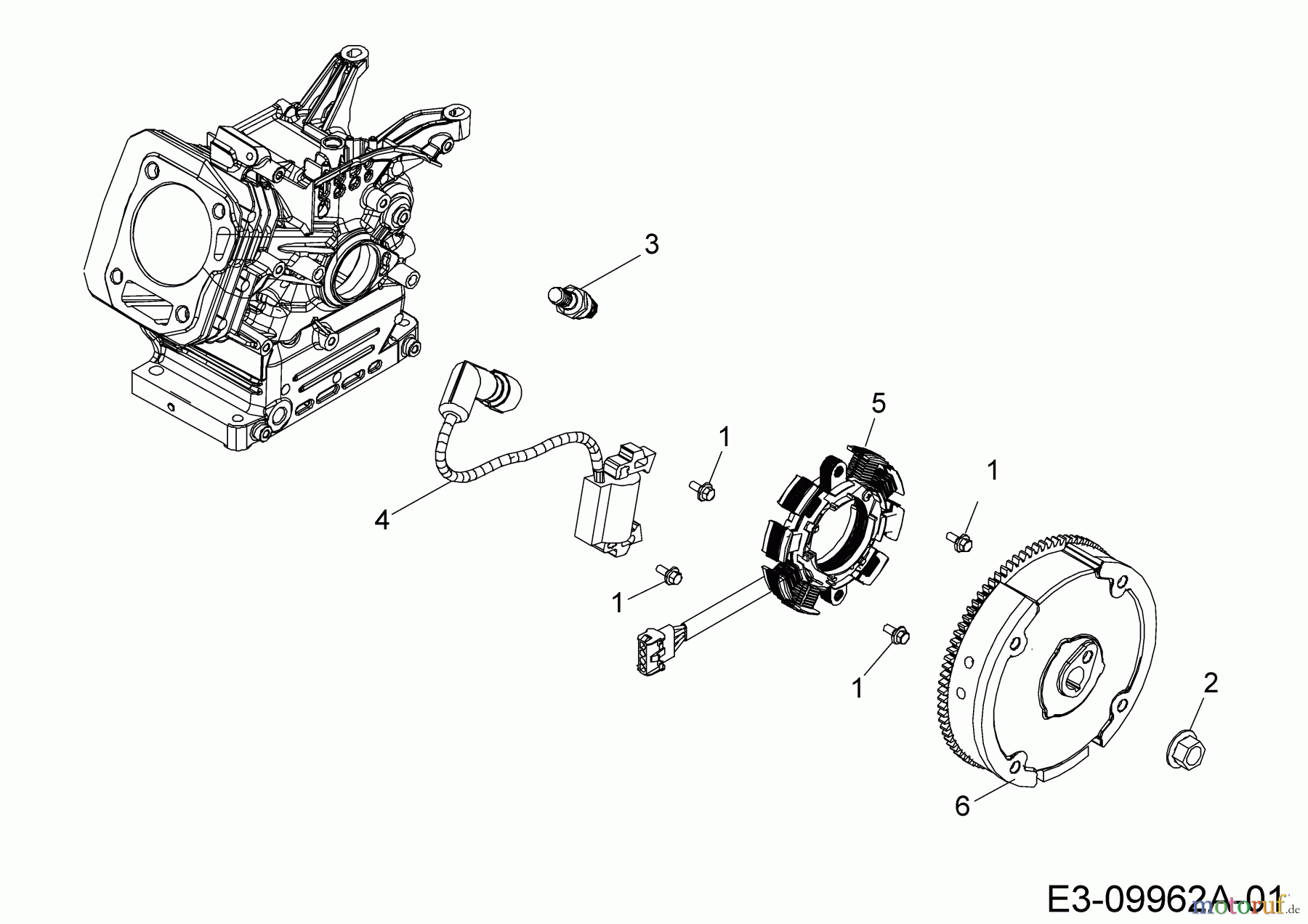  MTD-Engines Horizontal 670-JH 752Z670-JH  (2017) Flywheel, Ignition