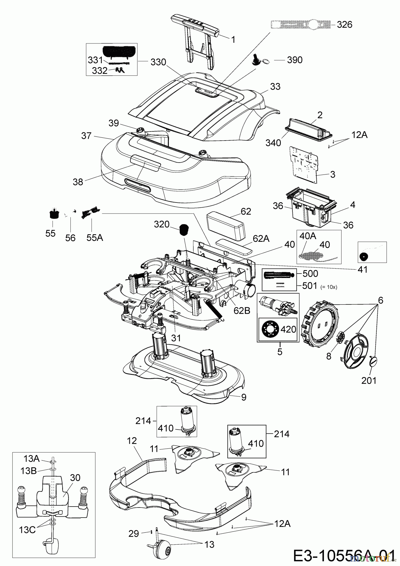  Robomow Robotic lawn mower MS 1000 PRD6100Y  (2014) Basic machine
