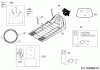 Robomow RS630 (White) PRD6300BW (2015) Listas de piezas de repuesto y dibujos Base station, Pegs and Stages, Powerwheels, Powerbox, Extension cable