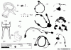 Robomow MS 3500 (White) PRD6300YW (2016) Listas de piezas de repuesto y dibujos Cabel, Cable connector, Rain sensor, Tools