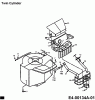 MTD 1 B 145 13AM765N606 (1997) Listas de piezas de repuesto y dibujos Engine accessories