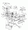 White 48-Z 53BA1A6M679 (1999) Listas de piezas de repuesto y dibujos Deflector, Deck housing, Wheels