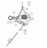 Mastercut T/450 21A-458B659 (2000) Listas de piezas de repuesto y dibujos Throttle lever