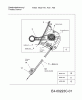 MTD T/410 21A-410A678 (1999) Listas de piezas de repuesto y dibujos Throttle cable