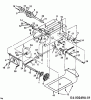 MTD 315 A 247-315A678 (1998) Listas de piezas de repuesto y dibujos Drive system