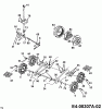 MTD E 740 F 317E740F000 (1997) Listas de piezas de repuesto y dibujos Track drive