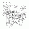 White 48-Z 53BA1A6M679 (1998) Listas de piezas de repuesto y dibujos Deflector, Deck housing, Wheels
