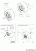 MTD Sprinto 13A-315-678 (1999) Listas de piezas de repuesto y dibujos Wheels