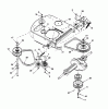 Yard-Man DX 70 13A-325-643 (2000) Listas de piezas de repuesto y dibujos Drive system, Engine pulley