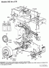 MTD B 155 13AP678G678 (2000) Listas de piezas de repuesto y dibujos Drive system, Engine pulley, Pedal