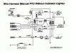 MTD EH/165 13CO798N678 (1999) Listas de piezas de repuesto y dibujos Wiring diagram without indicator lights