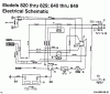 MTD G 185 14AJ848H678 (1999) Listas de piezas de repuesto y dibujos Wiring diagram