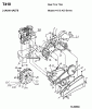 MTD T/410 21AA412C678 (2002) Listas de piezas de repuesto y dibujos Gearbox, Wheels