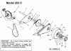 MTD 202 24A-202D678 (2003) Listas de piezas de repuesto y dibujos Drive system, Wheels
