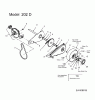 MTD 202 24A-202G678 (2008) Listas de piezas de repuesto y dibujos Drive system, Wheels