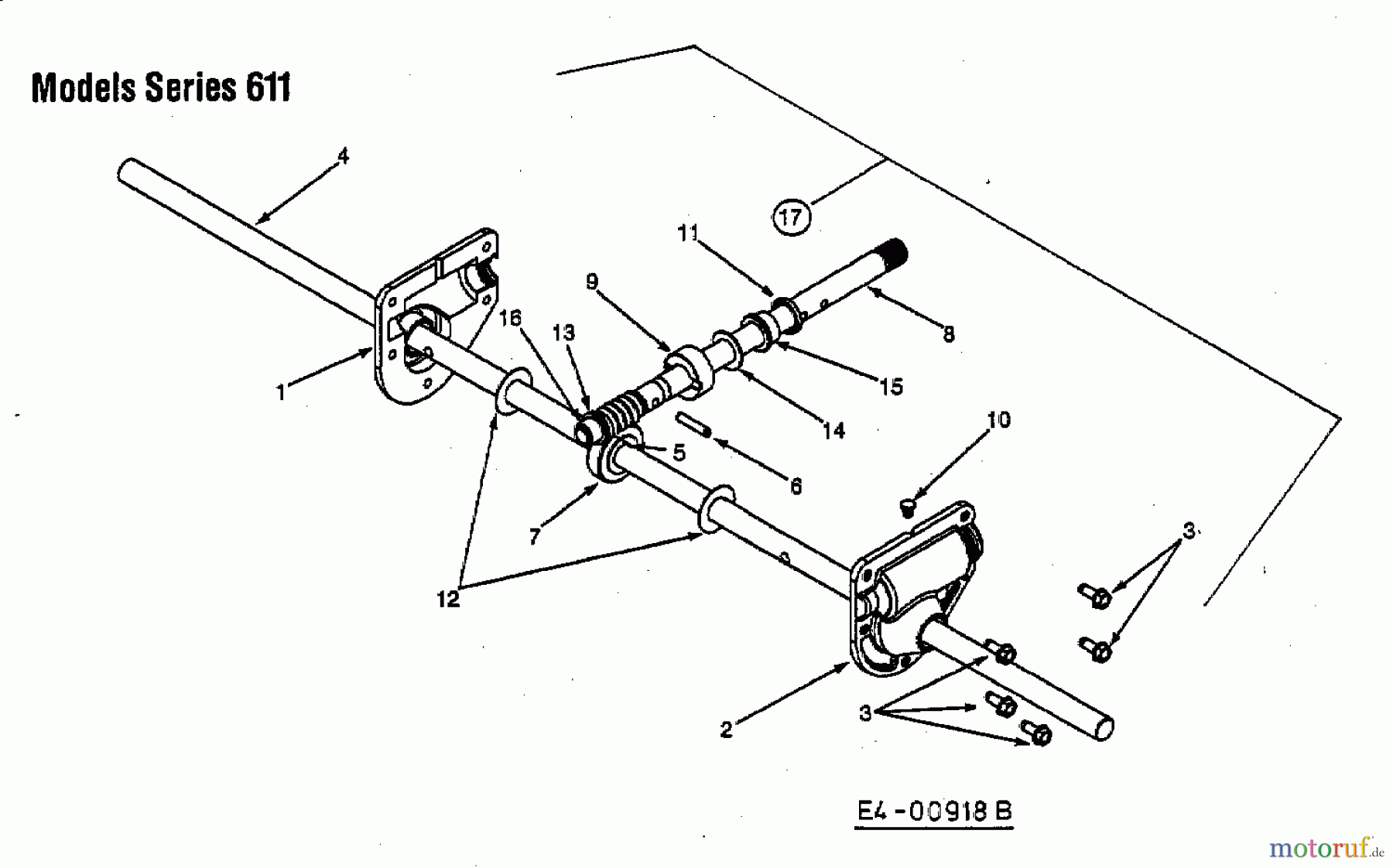  MTD Snow throwers 611 D 31A-611D678  (2000) Gearbox
