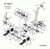 MTD E 740 F 31AE740F678 (2000) Listas de piezas de repuesto y dibujos Track drive
