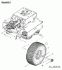 Yard-Man ZG 6170 13AD624G643 (2001) Listas de piezas de repuesto y dibujos Rear wheels