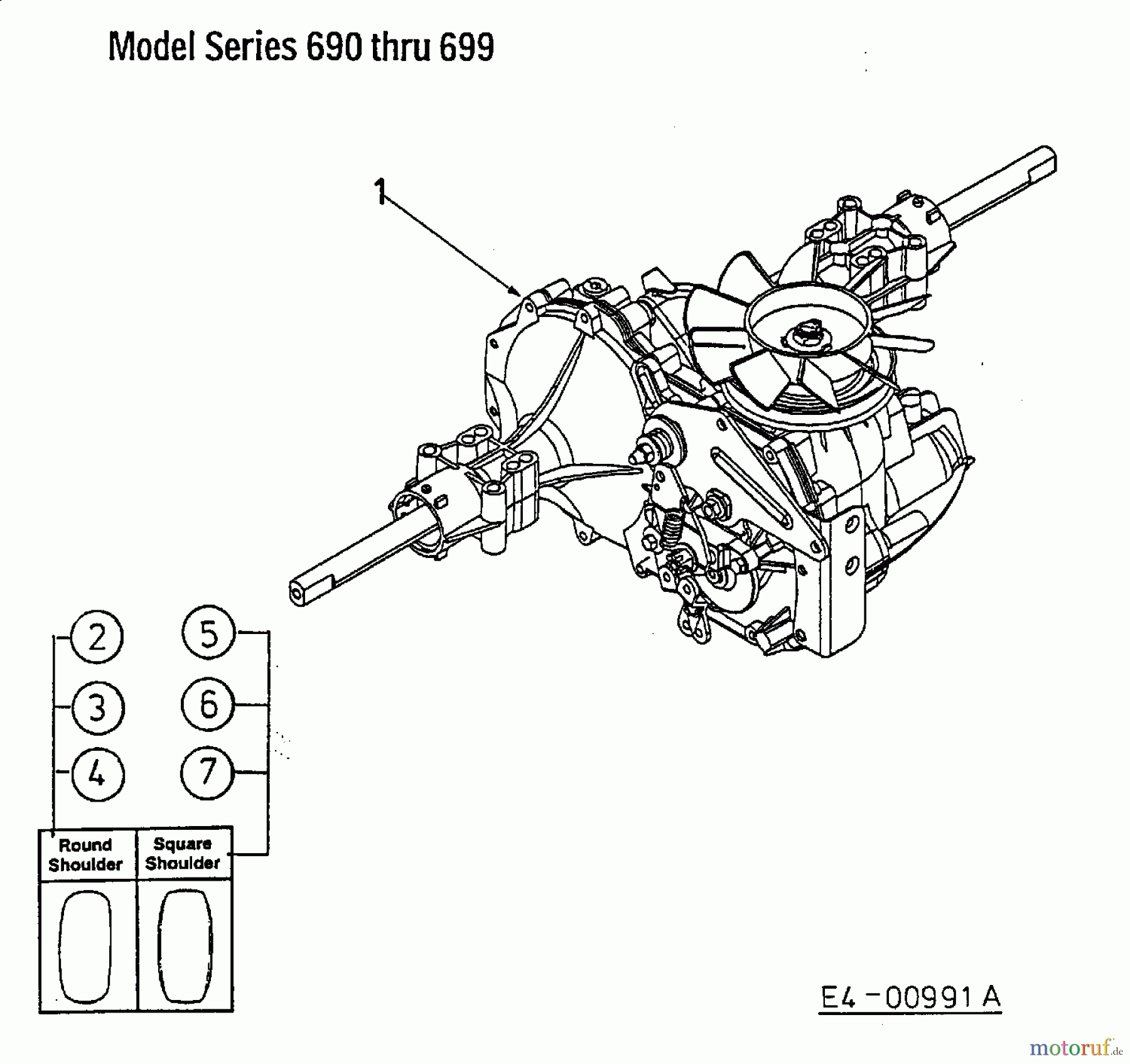  MTD Lawn tractors H/165 13AO698G678  (2002) Hydrostatic gearbox, Rear wheels