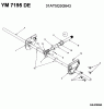 Yard-Man YM 7195 DE 31AT5Q3G643 (2003) Listas de piezas de repuesto y dibujos Auger gearbox