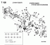 MTD untill 2011 T 120 21AK410G678 (2002) Listas de piezas de repuesto y dibujos Engine